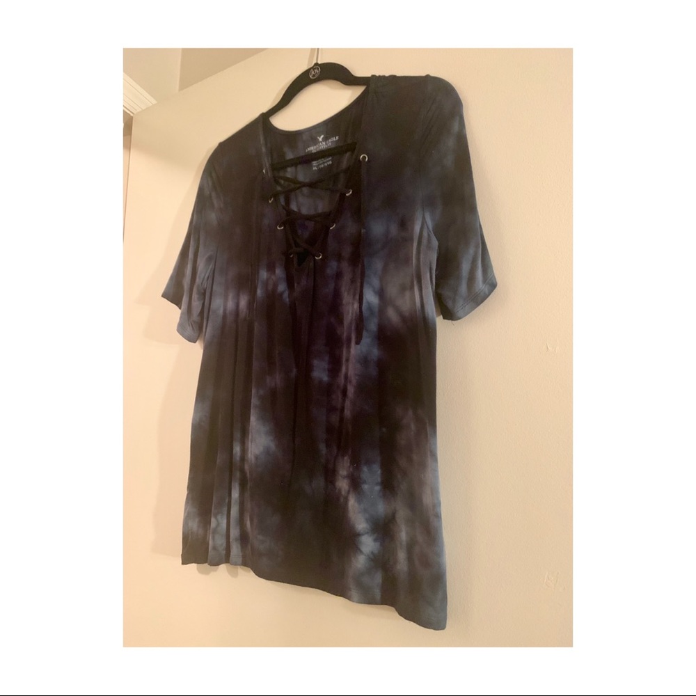 American eagle tie dye shirt